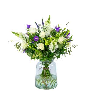 Condoleance bouquet + vase