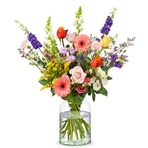 Colorful field bouquet